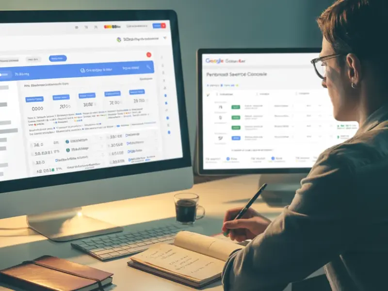 Stručnjak analizira AI Mode i AI Overviews rezultate u Google pretrazi na monitoru
